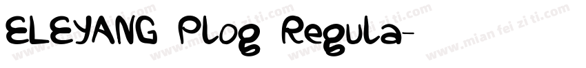 ELEYANG Plog Regula字体转换